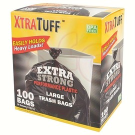 Boxed Disposable Garbage Bag - Color: default, Size: Disposable garage bag in box 70CT