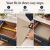 Non-Adhesive Shelf Liner, Non-Slip Waterproof EVA Drawer & Cabinet Liner,