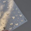 Butterfly Nail Art Stickers Decals Golden Star Butterflies Nail Stickers