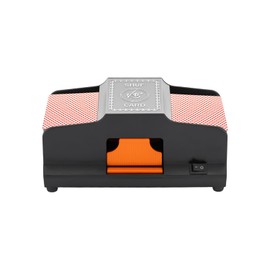 LIAPDG 2 Deck Card Shuffler, Automatic Card Shuffler Rechargeable Electric Shuffler Lightweight & Portable for Poker, Texas Hold'em, Uno and Blackjack Shuffle Time About 1 Min with Adapter & Plug