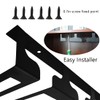 Jbikao Wine Glass Rack - Under Cabinet Stemware Wine Glass