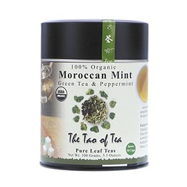 The Tao of Tea, Moroccan Mint Green Tea & Peppermint, Loose Leaf, 3.5-Ounce Tins (Pack of 3)