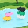 Nakabayashi HPP-ERA-P Hippopo Series Mascot Eraser, Pastel, Pack of 3