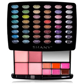 SHANY Glamour Girl Makeup Kit Eyeshadow Beauty Palette with Eye shadows, Blushes, Lipstick Lip-gloss, Make up Mirror, Cosmetics applicators, Premium Gift Packaging - Glamour