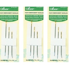 Clover Huck Embroidery Needles (3 Pack)