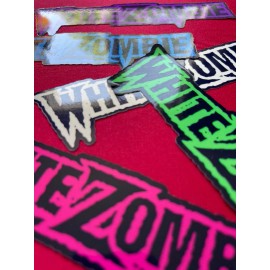 Tormentor White Zombie Band Logo Vinyl Sticker Layered Decal Heavy Metal Pantera Die Cut - Die Cut Glossy Vinyl, White