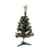19.7inch Tabletop Christmas Tree Mini Artificial Decorated Christmas Tree Set