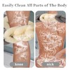 BCKENEY Bath Loofah Sponge Back Scrubber Soft Mesh Body Wash