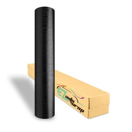 4"x8" (10CM x 20CM) Sample Black Wood Wood Grain Vinyl Wrap Faux Finish Textured Self Adhesive Peel and Stick Roll Paper Film DIY Decal Bubble Free for Home Office Furniture