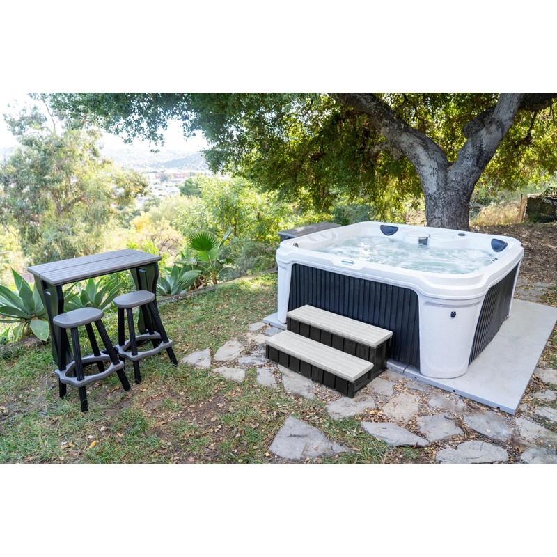 Confer Plastics Two Tier 36" Wide Deluxe Hot Tub Step.