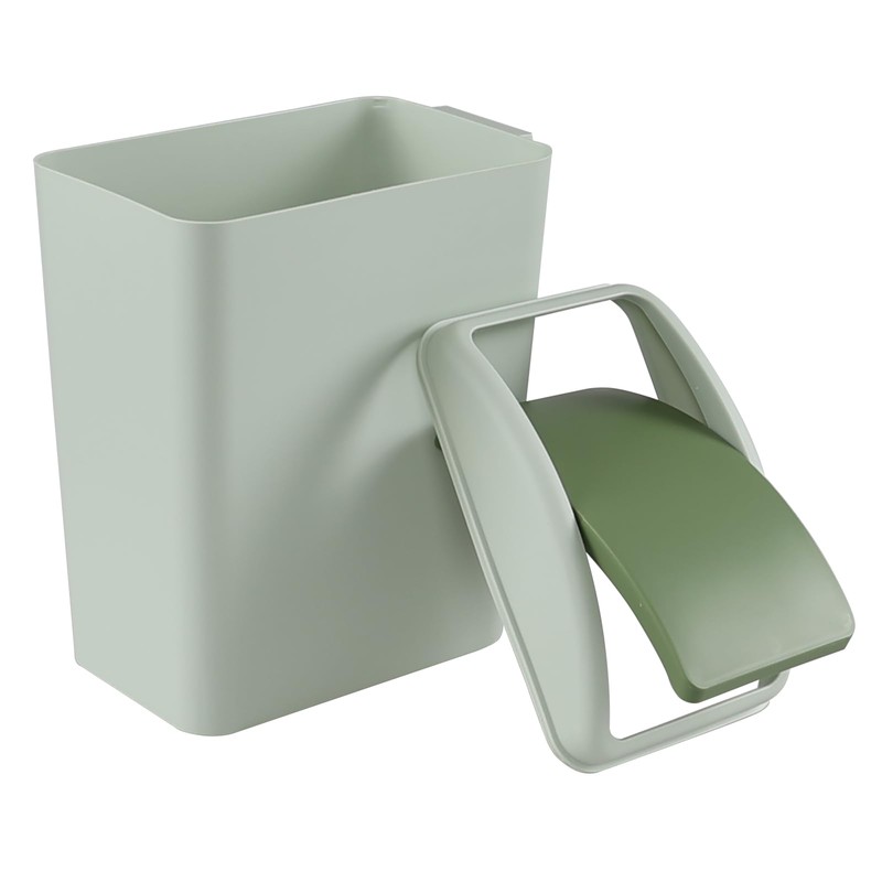 Nicesh 4.5 Gallon Trash Can with Swing Lid, Swing Top