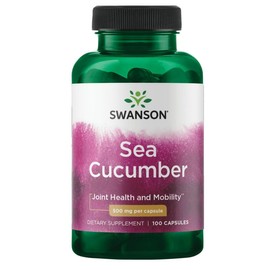 Swanson Sea Cucumber - Natural Supplement Promoting Joint Health & Mobility Support - Supports Cartilage Protection & Connective Tissue Health - (100 Capsules, 500mg Each)