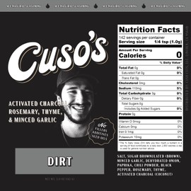 Cuso’s Dirt® BBQ Seasoning - Dirt Rub - Bold Steak & Brisket Seasoning for Smoking - Dry Rub for Meat - Steak Seasonings, Beef Rubs for Smoking & BBQ