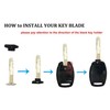Keyless Entry Key Fob Shell Case Fit for Honda 2003-2012