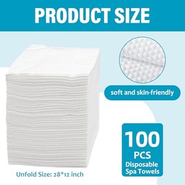 100 Toallas Desechables Salones Belleza