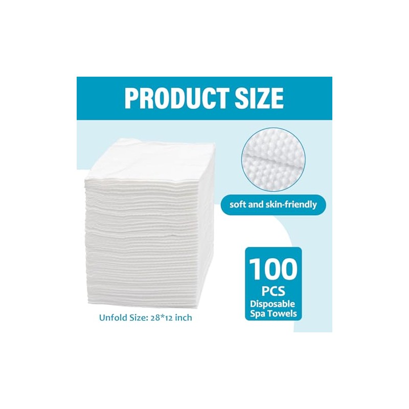 100 Toallas Desechables Salones Belleza