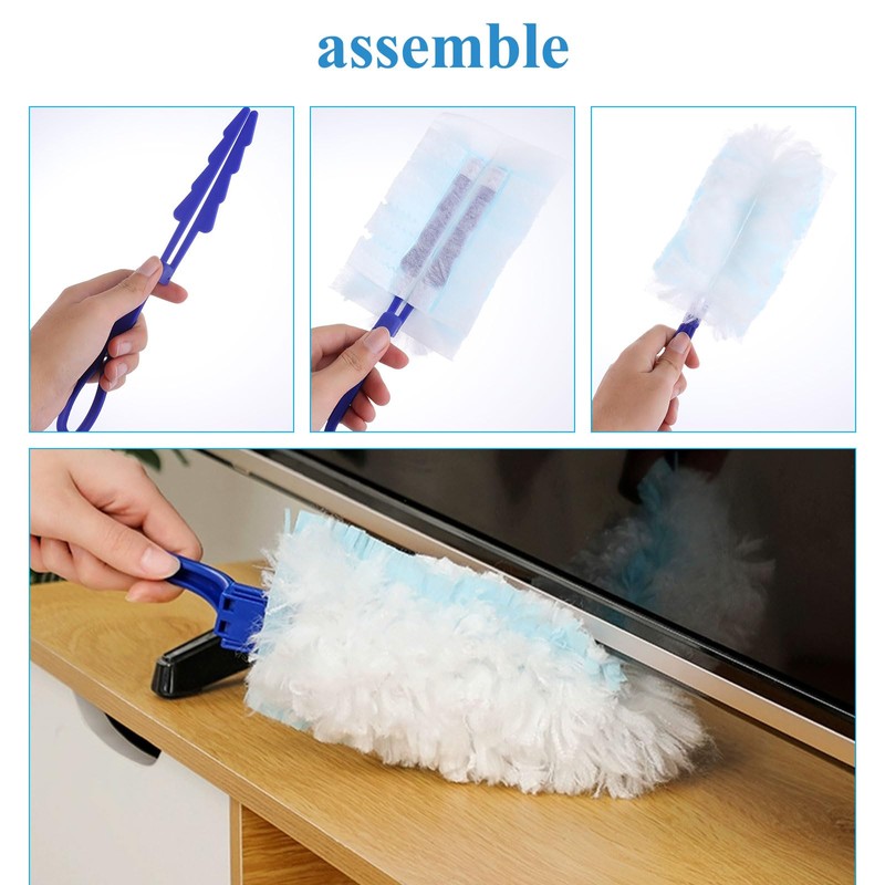 ASelected Fluffy Duster Refills 30 Pcs Duster Removal Refill Kit