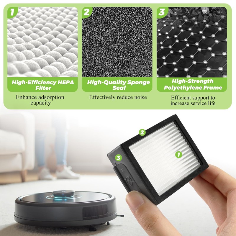 High-efficiency Filters Replacement for iRobot Roomba E I J Series
