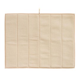 OKA Prisbease Water Drainage Absorbing Mat 2 L Size (Approx. 13.8 x 17.7 inches (35 x 45 cm) Beige (Cute, Washable, Nordic Mini, Plum Charcoal)