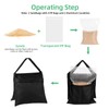 AQIRUI Photography Sandbag Saddlebag for Photo Video Studio Stand,Backdrop Stand,
