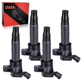 FAERSI - Juego de 4 bocinas de encendido para Kia Sorento Forte Optima Sportage Hyundai Sonata Santa Fe Genesis Coupe 2.4 2.0 L4 - Juego de 4 bocinas de encendido para 2009 2010 2011 2012 2013 2014