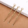 JKJF 6 Pcs Brass Snuff Spoon Tiny Powder Spoon Scoops