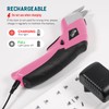 VLOXO Cordless Electric Scissors Cardboard Cutter with 2 Type Blades