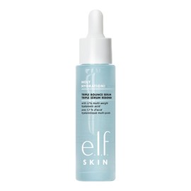 e.l.f. SKIN Holy Hydration! Triple Bounce Serum, 1.7% Hyaluronic Acid Serum for Plump, Bouncy Skin, Great for Moisturising Dry Skin, Vegan & Cruelty Free