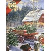 SPRINGBOK 500 PC CHRISTMAS TREES FARM W SNOWMAN & TRACTOR