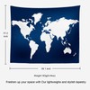 Shrahala World Map Tapestry Wall Hanging for Kids Student, Latin