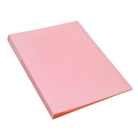 Lilaly 1 Pack Document Organizer Folio, Binder with Plastic Sleeves Presentation Folders, Plastic Sheet Protectors 30 Pockets(Pink)