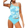 AGAPENG Girls Swimsuits Size 14-16 Bathing Suits for Teens Tankini