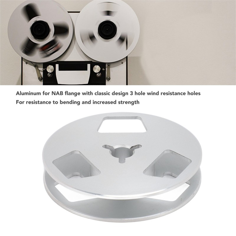 1/4 2.5 Inch Empty Tape Reel 3 Hole Universal Sound