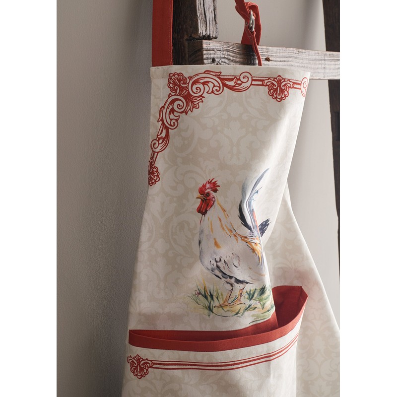 Maison d' Hermine Apron 100% Cotton 1 Piece Adjustable Neck