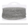 33 Foot Stainless Steel Curb Chains, 3mm Stainless Steel Extender