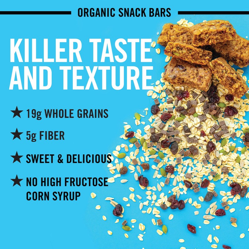 Dave's Killer Bread Trail Mix Crumble Organic Snack Bars, 12