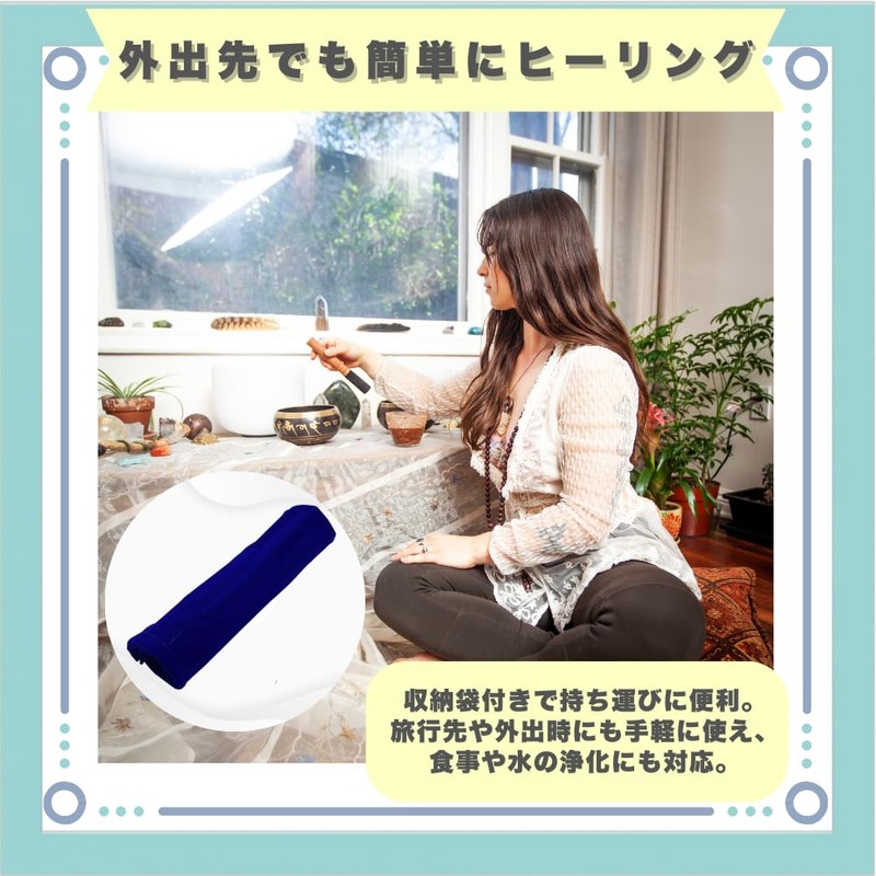 ideastore Crystal Tuners Tuning Fork Healing Purification Meditation Yoga with