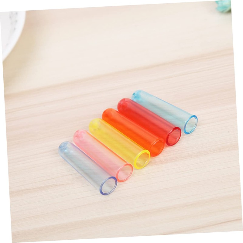 SEWACC 100% Plastic Pencil Lid Covers 50pcs Pencil Cas Art