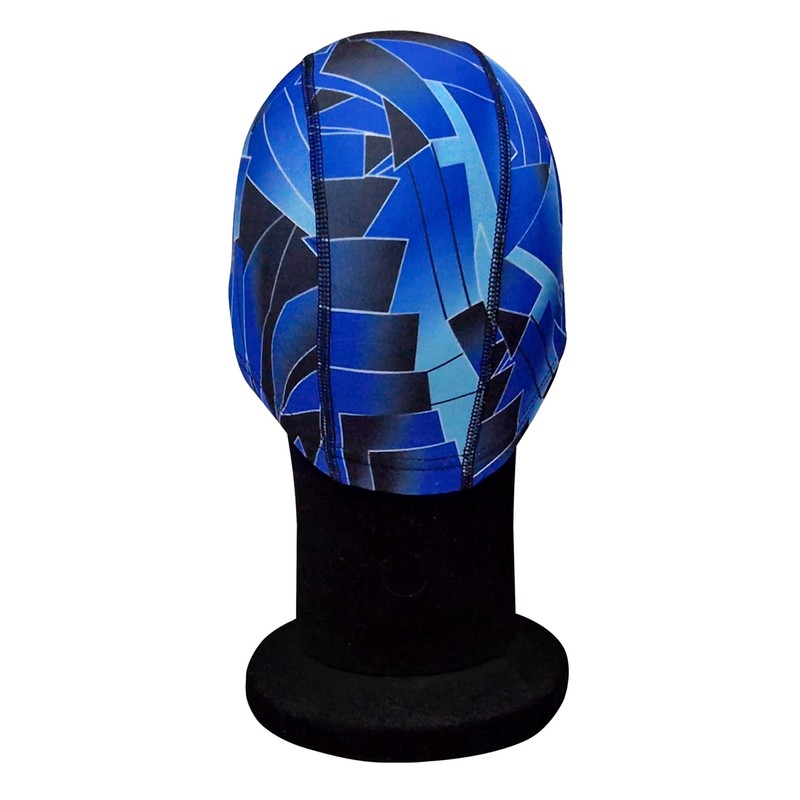 Blue Reef Elasticated Unisex Nylon Lycra Stretchy Swim Hat Bathing