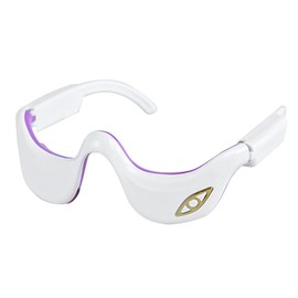 VOANZO Eye Massager with Heat to Relieve Dark Circles and Puffiness 6 Massage Modes with 3 Intensity Levels Portable Heated Eye Mask for Relaxation and Anti-Aging.
