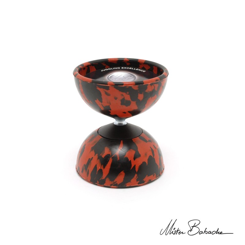 Mister Babache 3376 Diabolo Medium Harlequin, White/Pink, No Size