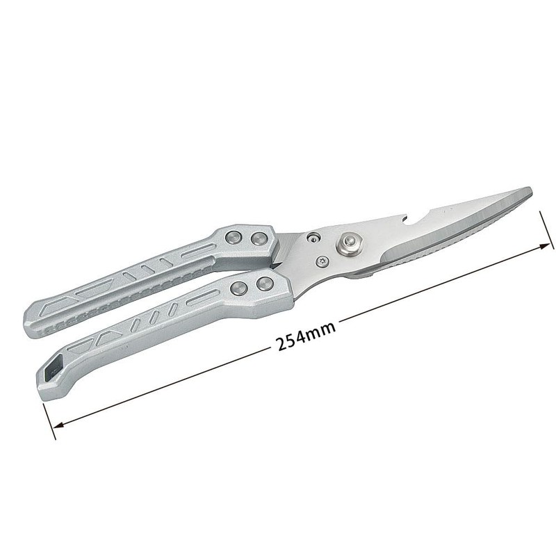 SAMFUNG Kitchen Poultry Shears, Anti-Slip Handle and Safety Lock, Poultry