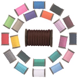 Fms Ravenox Solid Braid Utility Rope | (Brown)(3/8 inch x 50 feet) | Made in The USA | All Purpose Cord for Crafts, Sports, Landscaping, Horse Tack, Pets & Decor | Multiple Colors & Sizes