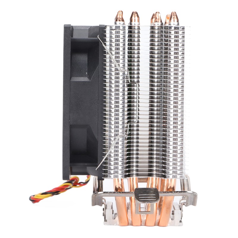 CPU Fan 4 Heatpipes 90mm 3pin Noiseless Plug and Play