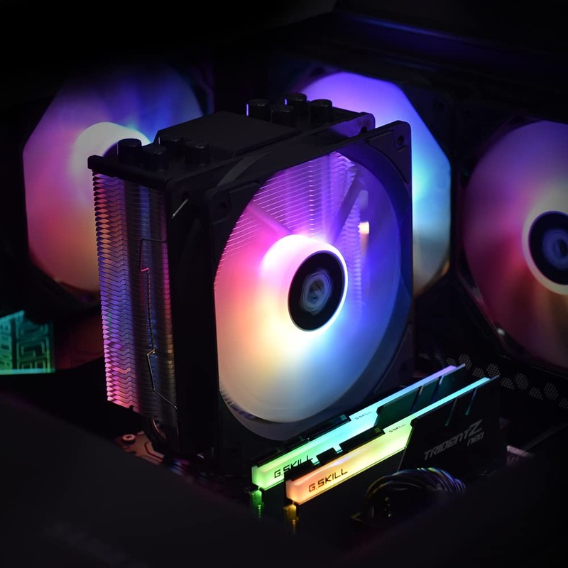 ID-COOLING SE-214-XT ARGB CPU Cooler 4 Heatpipes CPU Air Cooler