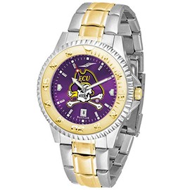East Carolina Pirates - Men's Competitor Two - Tone AnoChrome Watch