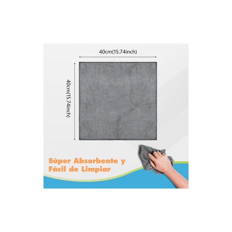 Trapos de Cocina, Paños de Microfibra 12PCS, Cleaning Cloth 40