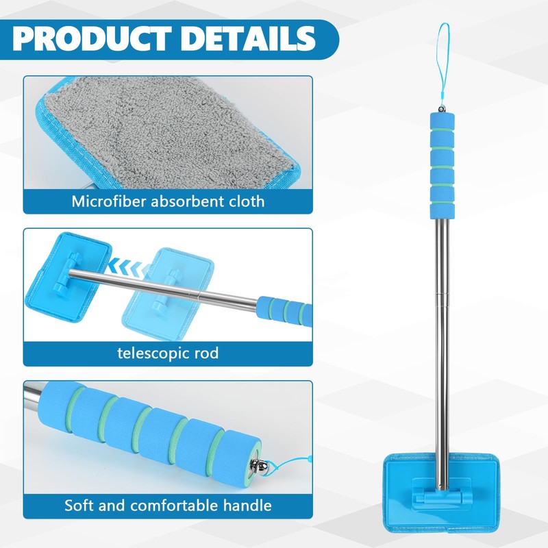Hbxdeco Car Windshield Cleaning Tool, Car Windshield Window Cleaner, Auto