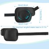 EOUIAV Pack of 2 Single Eye Patch, Adjustable Eye Mask,