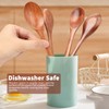 AERZIP 9 Inch Wooden Spoons for Eating Mixing Stirring Soda